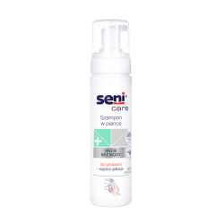 Szampon w piance do mycia włosów bez wody 200 ml Seni Care