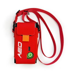 Torba do DEFIBRYLATORÓW ultrakompakt. Pocket AED P1/P3 czerwona Vivest