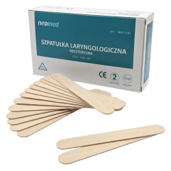 Szpatułki laryngologiczne drewniane niesterylne Neomed 100 szt.