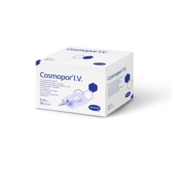 Cosmopor IV 6x8 cm plaster włókninowy do mocowania kaniul jałowy Hartmann 9008055