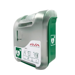 Szafka na defibrylator AED zewnętrzna z alarmem ogrzewana podświetlenie LED z zasilaczem Aivia 200 V3