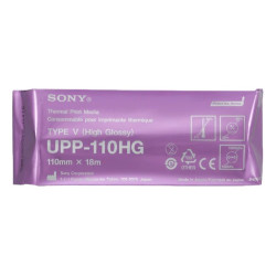 Papier do USG do videoprintera SONY UPP 110HG Type V 110mm x 18m wysoki połysk, wysoki kontrast