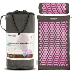 Mata do akupresury z poduszką Balanssen Accupressure Mat Pink różowa 74 x 43 cm