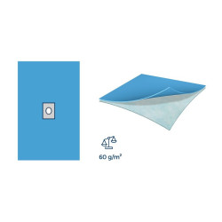Serweta chirurgiczna z otworem przylepnym 6 cm 45 x 45 cm jałowa dwuwarstwowa 60 g/m² Alphatex AT-NFFA-S_1