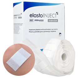 Plastry poiniekcyjne z perforacją Elastoinject Zarys 2x4 cm x 5 m 250 szt.