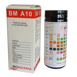 Paski do analizy moczu BM A10 manualne (100 szt.) BioMaxima