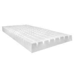 Materac przeciwodleżynowy gofrowany 200x90x15 cm Reha Comfort Pro w pokrowcu paroprzepuszczalnym
