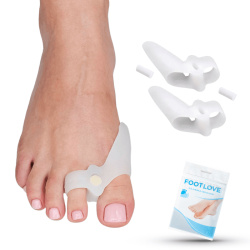 KLINY ŻELOWE z osłoną palca i kołeczkami na HALUKSY N05 FOOTLOVE