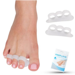 PODKŁADKI SILIKONOWE prostujące palce młotkowate N12 2szt FOOTLOVE