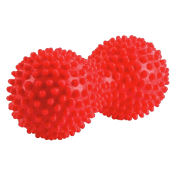 Podwójna piłka z kolcami do masażu kręgosłupa Spiky Duoball 16 cm Balansse