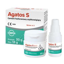 AGATOS S cement fosforanowy szybkowiążący nr 2 barwa białożółtawa CHEMA ELEKTROMET