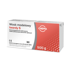 Wosk modelowy twardy z dodatkiem syntetycznym S 500 g Chema-Elektromet