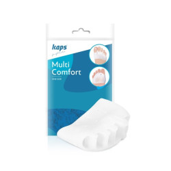 Żelowa opaska na stopę z separatorem palców na haluksy i ból stóp Multi Comfort 05-0450 Kaps 1 para