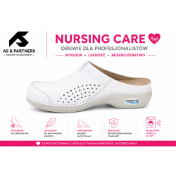 Buty medyczne białe Nursing Care Wash'Go Veneza WG3A10
