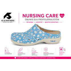 Buty medyczne w ząbki Nursing Care Wash'Go Berlin Teeth WG4AF56