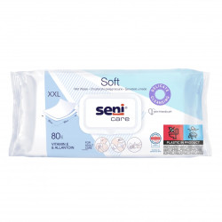 Chusteczki nawilżane do pielęgnacji chorych i seniorów 80 szt. Seni Care Soft