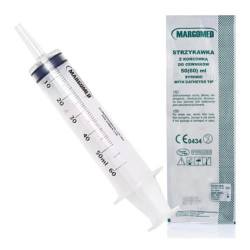 Strzykawka cewnikowa 50ml 3 częściowa Margomed