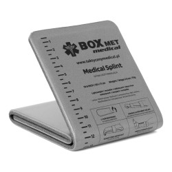 Szyna stabilizująca unieruchamiająca Splint płaska szara 91 x 11 cm Boxmet