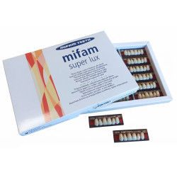 Zęby akrylowe Mifam Super Lux przody 6 szt.