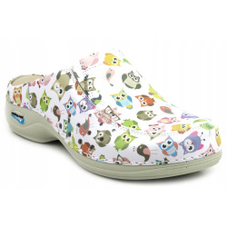 Buty medyczne w sówki Nursing Care Wash'Go Berlin Wisdom WG4AF57