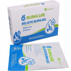 Opatrunek hydrożelowy na oparzenia Burn Gel Care 20x45cm Roosin Medical