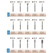 Wiertło z nasypem diamentowym do szlif. porcelany i cyrkonii niebieskie