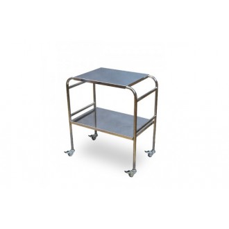 Stolik zabiegowy z tacami ze stali nierdzewnej STZ02 Juventas