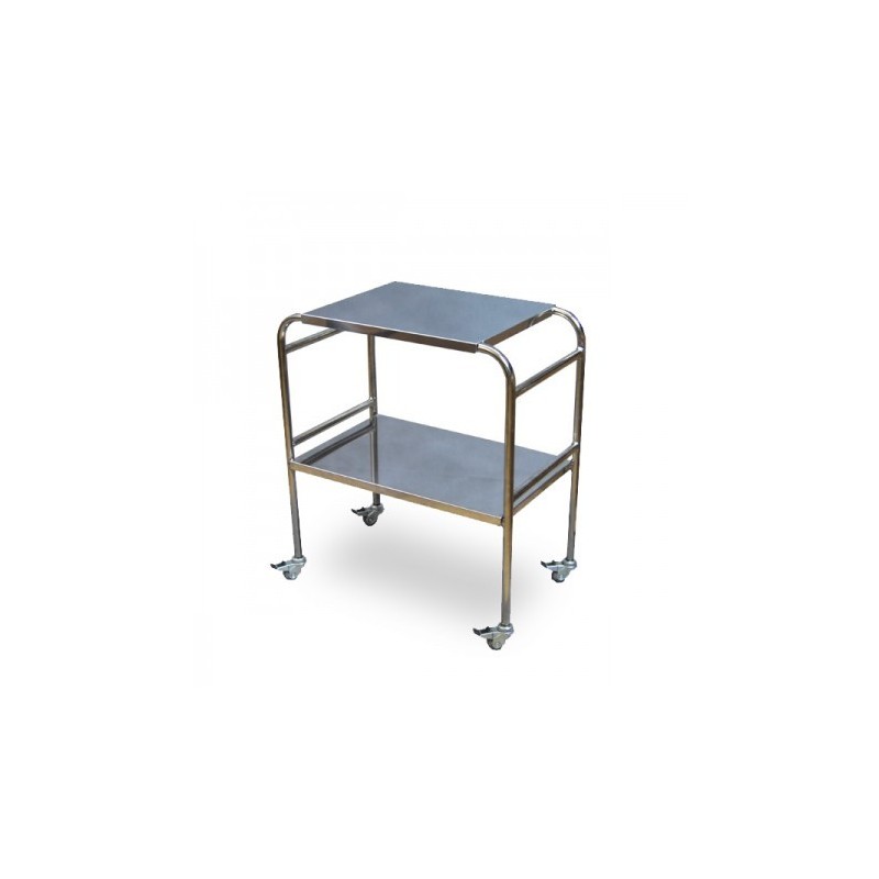 Stolik zabiegowy z tacami ze stali nierdzewnej STZ02 Juventas