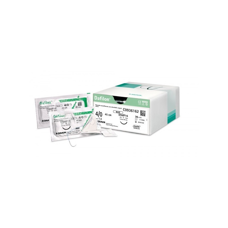 Dafilon szew 5/0 45cm DS16 3/8koła C0932124