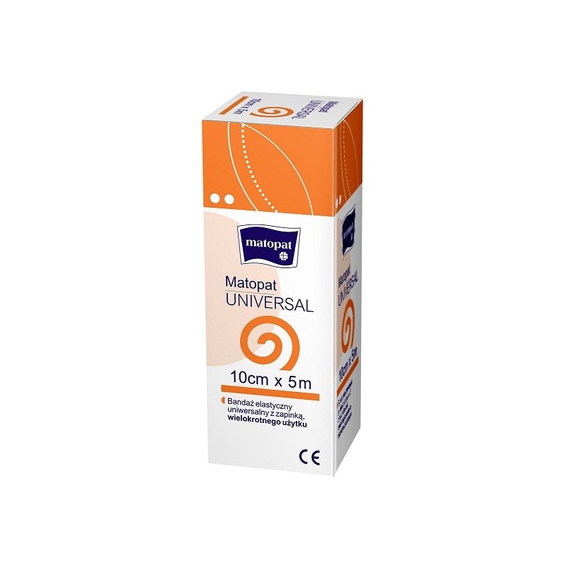 MATOPAT UNIVERSAL 12cmx5m opaska elastyczna z zapinką