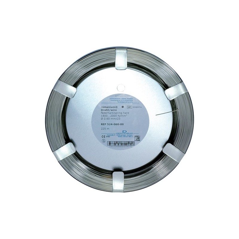 Drut Remanium 0.8 125m okrągły sprężysto twardy 524-080-00