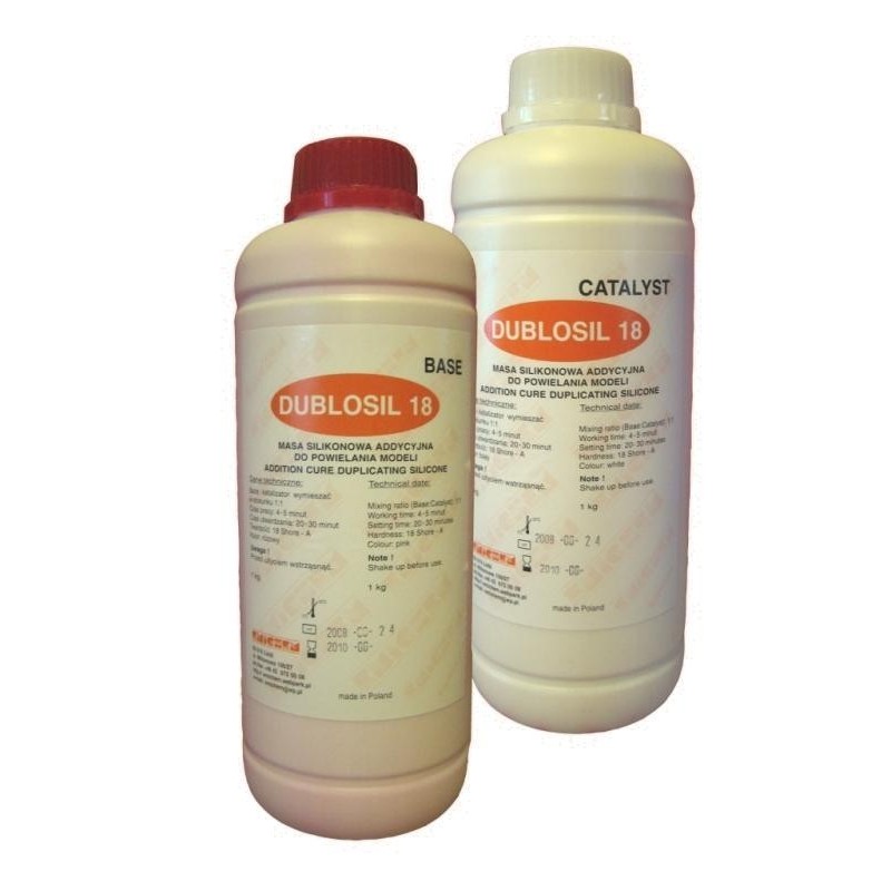 DUBLOSIL 18 silikon różowy 5kg+5kg Emichem