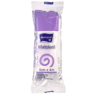 MATOLAST 8cmx4cm bandaż o wysokiej rozciągliwości