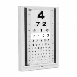 TABLICA OKULISTYCZNA SNELLENA "OKO" podświetlana