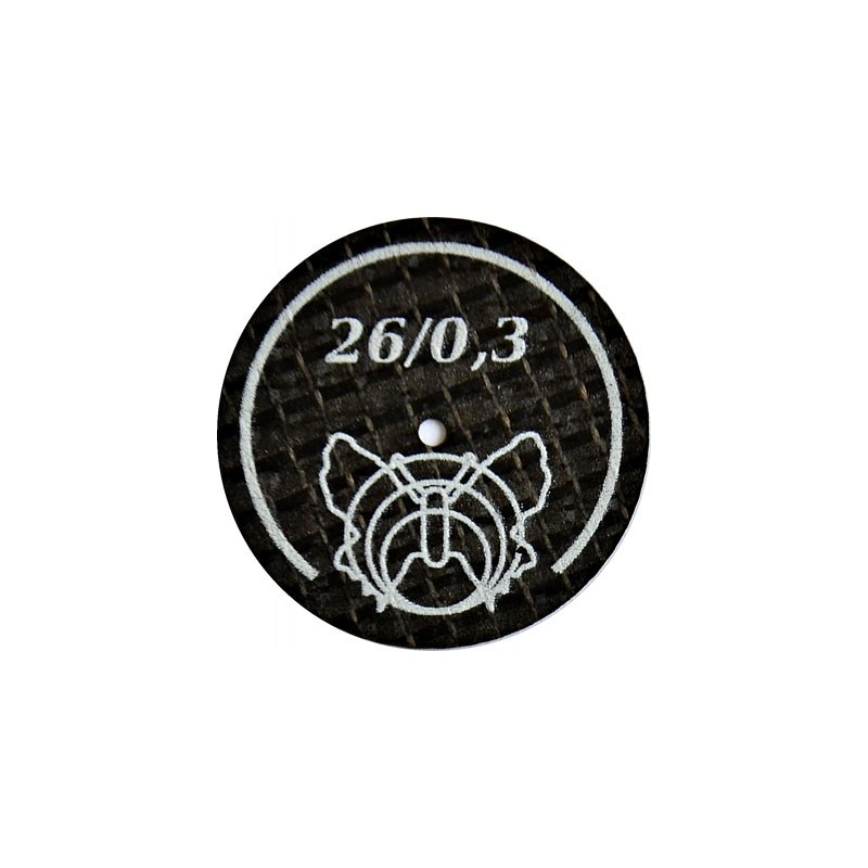 Tarcza ścierna 26x0,3mm Biały Motyl