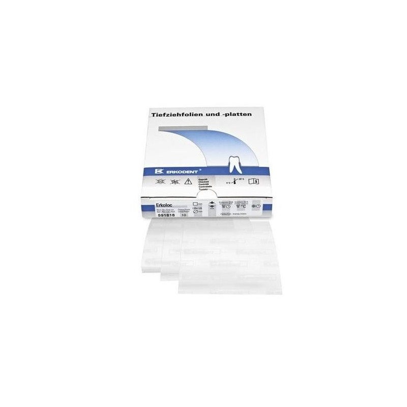 ERKOFLEX płytka miękka kwadratowa gr.1,5mm Erkodent