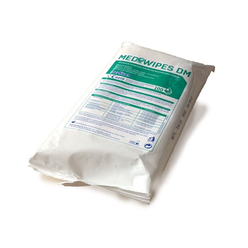 MEDiWIPES DM wkład a'100 Chusteczki dezynfekcyjne do delikatnych powierzchni